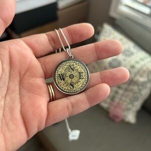 Pick Up Sticks Jewelry Reversible Pendant Necklace with Sterling Silver Chain